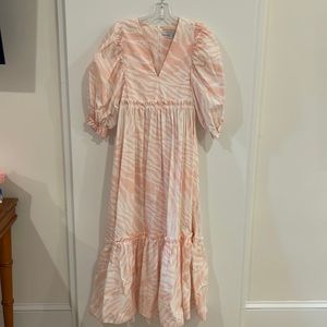 Hunter Bell Pink Zebra Palmer Dress